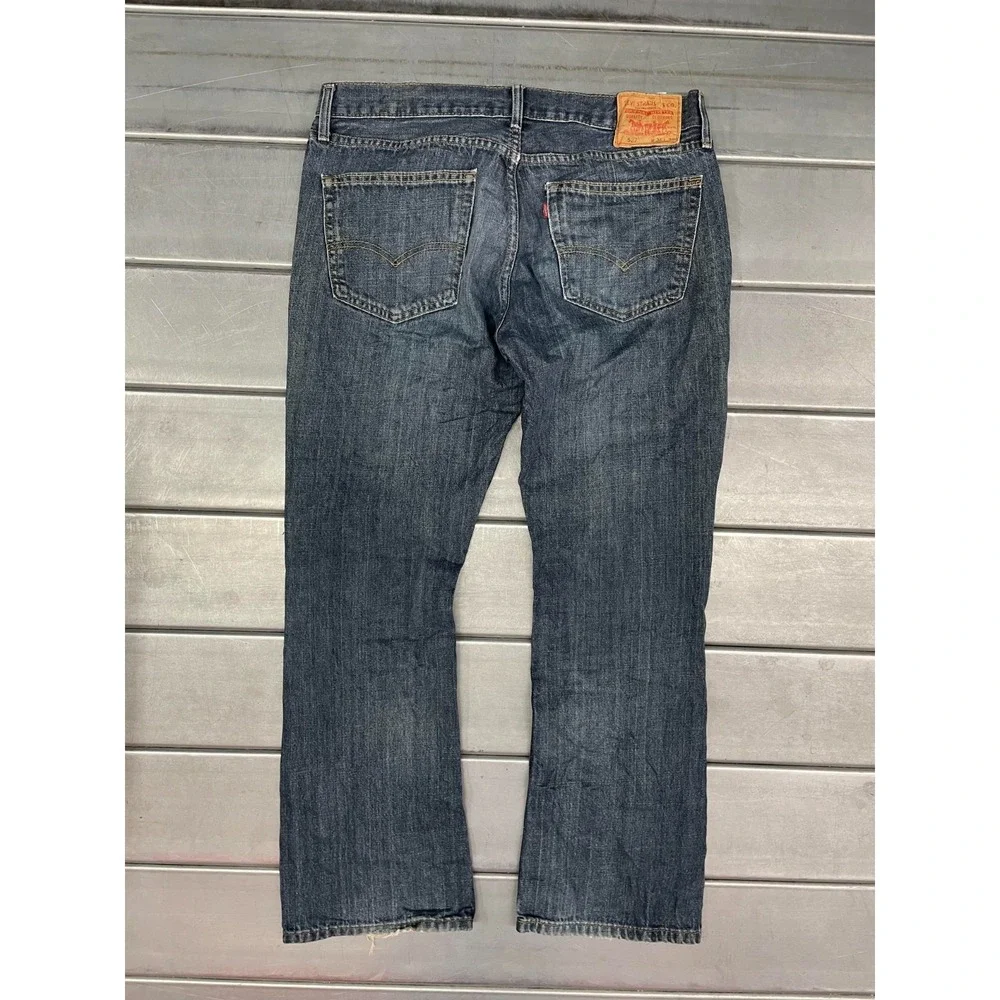 VTG Levis 527 Jeans Mens 36X32  Blue Medium Wash Denim Slim‎ Bootcut 100% Cotton